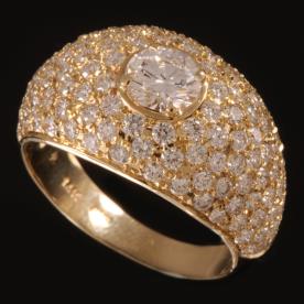 טבעת אירוסין זהב רחבה