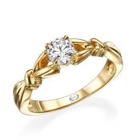 טבעת אירוסין בסגנון וינטאג 