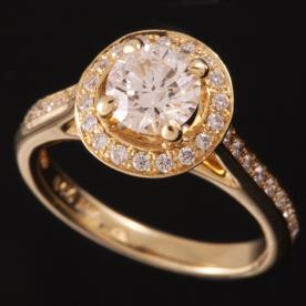 טבעת אירוסין צלחת יהלומים