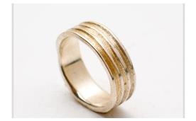 טבעת נישואין זהב עדין
