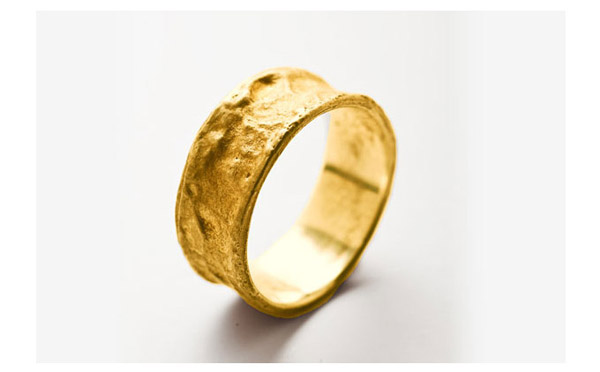 טבעת נישואין מזהב צהוב קלאסי