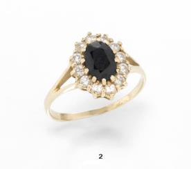 טבעת אירוסין יהלום שחור