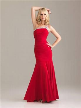 שמלת ערב אדומה