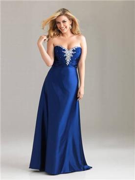 שמלת ערב כחולה