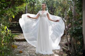שמלה כלה רומנטית בסגנון יווני