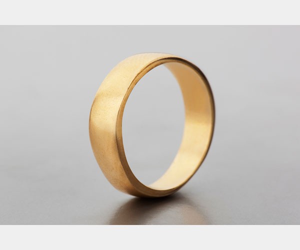 טבעת נישואין קלאסית רחבה