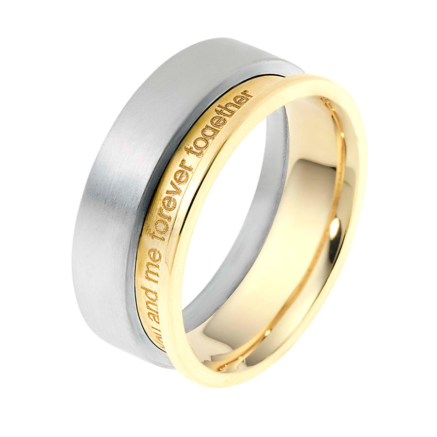 טבעת נישואין הטבעה באנגלית
