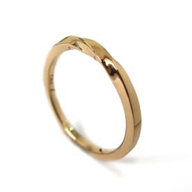 טבעת נישואין זהב טוויסט