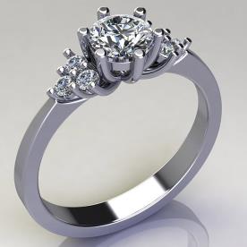 טבעת אירוסין בסגנון מלכותי
