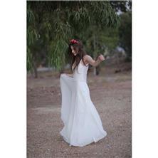 שמלת כלה בהתאמה אישית שמלת כלה עם גב חשוף