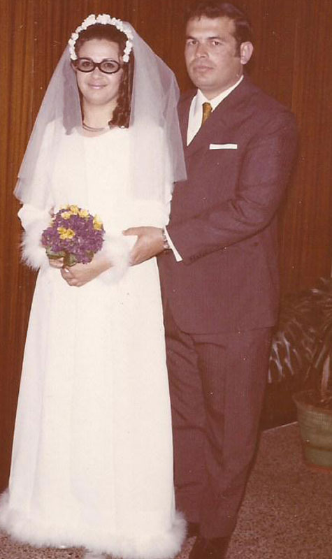 חתן וכלה בשנות ה-70