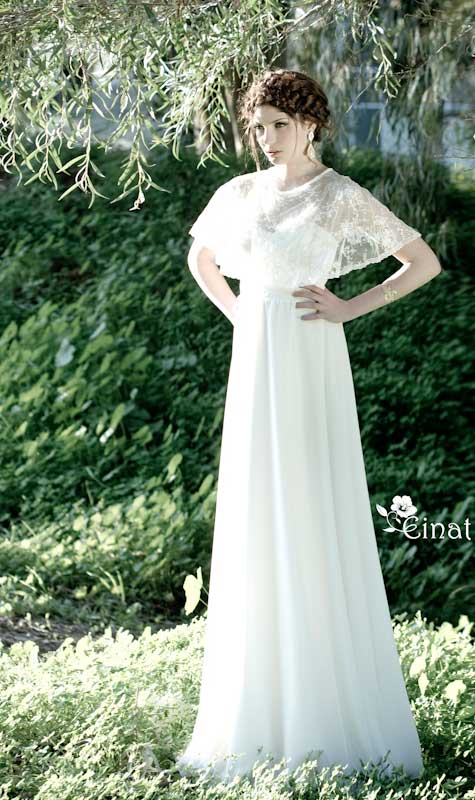 שמלת כלה בסגנון וינטאג צילום: עמיר צוק